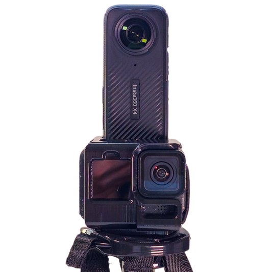 Dual GoPro & 360 Handycam