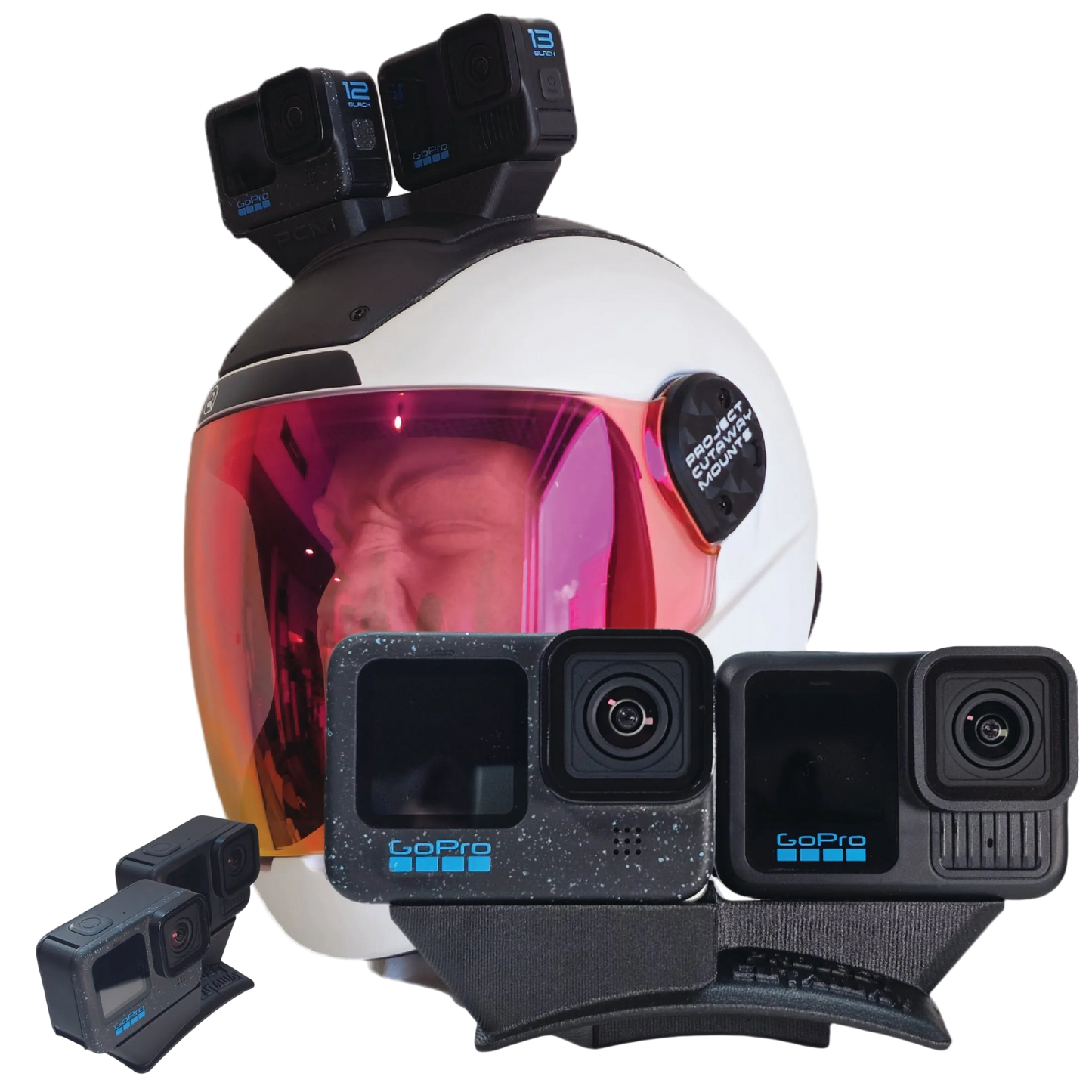 G35 Double GoPro Platform (Utility Plate Cutaway)